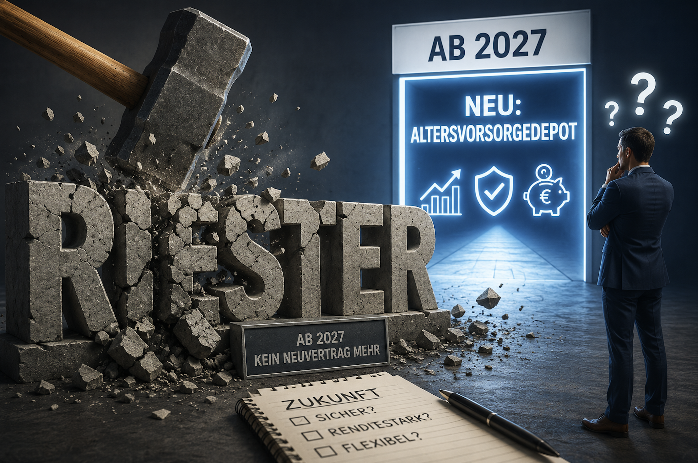 „Riester ist doch tot." Ab 2027 kommt der Nachfolger. Aber er ist nicht die Antwort auf alles.